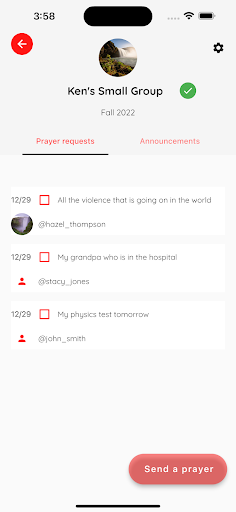 Group Requests
